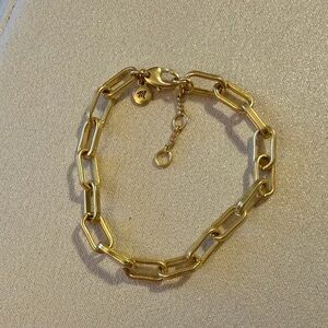 Madewell Chunky Gold Link Bracelet